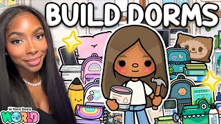 Building DORM ROOMS In Toca Life World 🏡 | Toca Life World