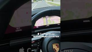 Apple CarPlay Maps on my instrument cluster! #apple #carplay #applecarplay #ios #iphone #cars #tech