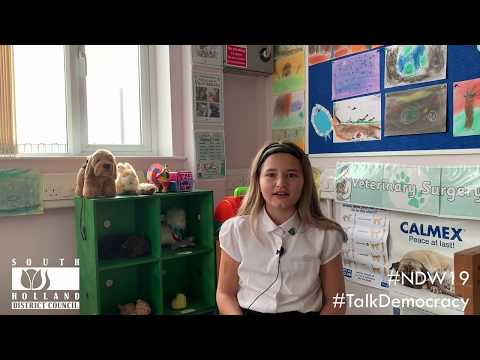 What jobs do Councillors do? Mylie asks her question for National Democracy Week