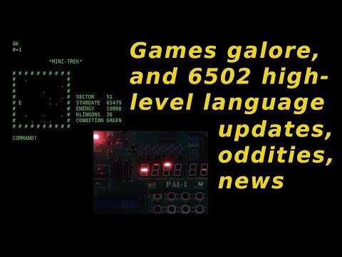 BITS AND PIECES - a virtual cornucopia of information about 6502 SBC stuff: VTL-02C, FOCAL-65, games