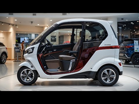 2026 Hyundai Electric Tricycle Auto Rickshaw | Futuristic 3-Wheeler for Urban Mobility.