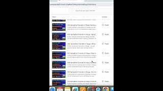 Learn Spring Boot In Telugu #SpringBootPlaylist