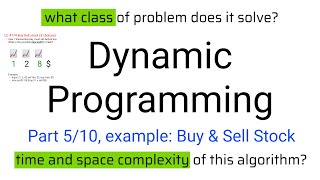 Dynamic Programming (with Sam's DP) example 3: Best Time To Buy and Sell Stock