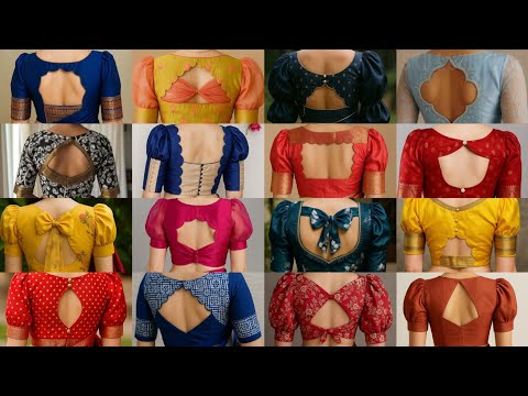 ✨60+ beautiful blouse designs for all type of sarees/ blouse designs collection 