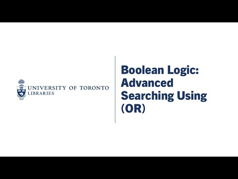 Advanced Searching Using (OR)