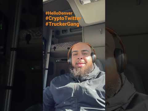 Truckers for crypto!#truckergang #fromthebottomup #truckerslife #CryptoTwitter #Crypto #Xrp