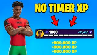 THE BEST *NO TIMER* FORTNITE XP MAP to FARM & LEVEL UP FAST in FORTNITE WINTERFEST! (101,000!)