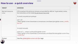 FIPS 140-2 Compliant GitLab Runner Speed Run