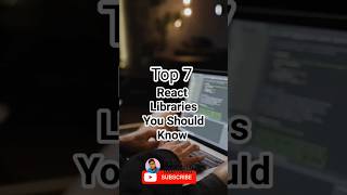 Top 7 React js Libraries ||#reactjstutorial #reactjsforbeginners #programming  #reactjs