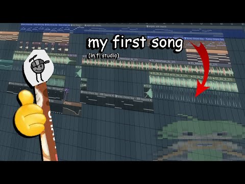 i made my first song (in fl studio)
