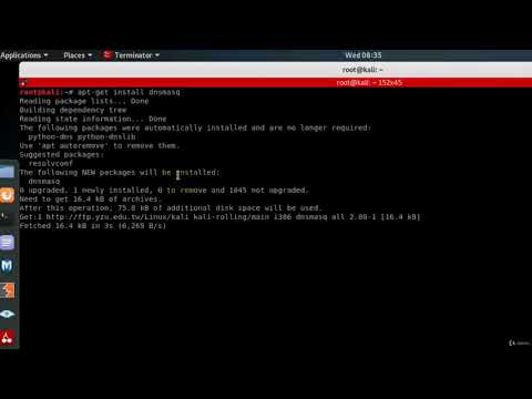 25. Installing hostapd and dnsmasq
