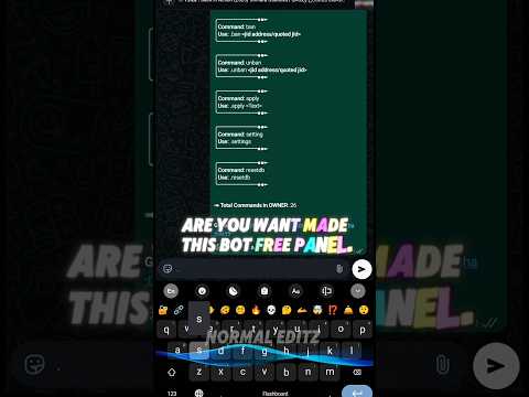 Whatsapp Bot Deploy On Panel |Free movie & more | No Need Any Files🔥100%Free #botdeploypanel #wabot