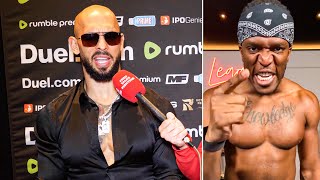 “I DON’T GIVE A F*** ABOUT KSI” - ANDREW TATE RESPONDS TO KSI
