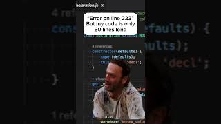 Story of my life #shorts #coding #javascript