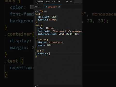 How to make Animated Text in html css #coding #webdevelopment #htmlcss #shorts #viralvideo