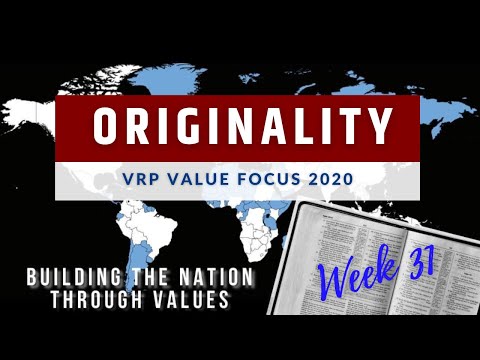 CRFV Value Focus Broadcast: ORIGINALITY