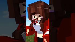 JJ's sister Grows Giant - MAIZEN Minecraft Animation #shorts