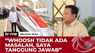 Senada dengan Jokowi, Prabowo: Tak Usah Khawatir Ribut-ribut Whoosh | tvOne