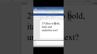 How to Bold, Italic & Underline Text Easily ✨