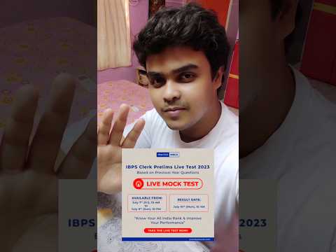Attempt this IBPS Clerk Live Mock Test from Practice Mock and Share Your Score