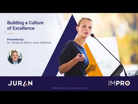 Building a Culture of Excellence Webinar Series Part 1 | The What and the Why