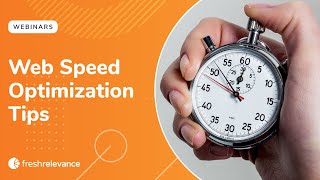 Web Speed Optimization Tips