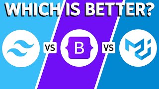 Tailwind CSS vs Bootstrap vs Material UI (2025) - Which One Is BEST?