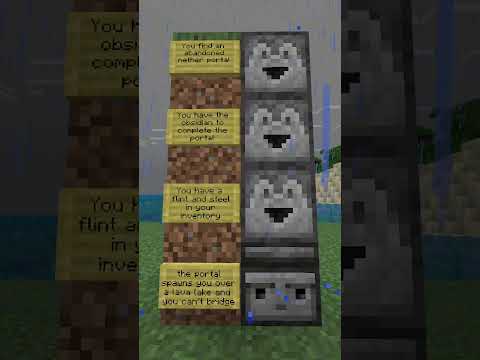 Nether portal luck #memes #minecraft #shorts #capcut #makethisblowup #gaming #subscribe #like #meme