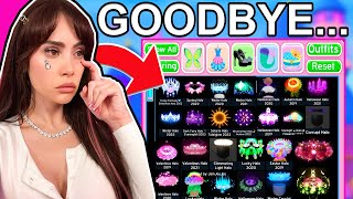 Getting Rid Of EVERYTHING In Royale High... For Good