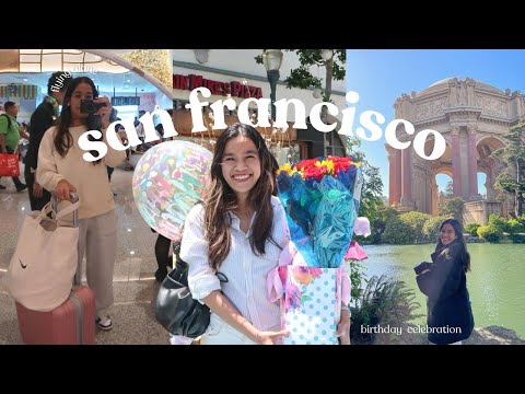 traveling ALONE for the first time + 24th birthday in San Francisco ♡ 🛫🇺🇸 | Guinn Ruiz