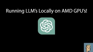 Install and run LLM's Locally with text generation webui on AMD gpu's!