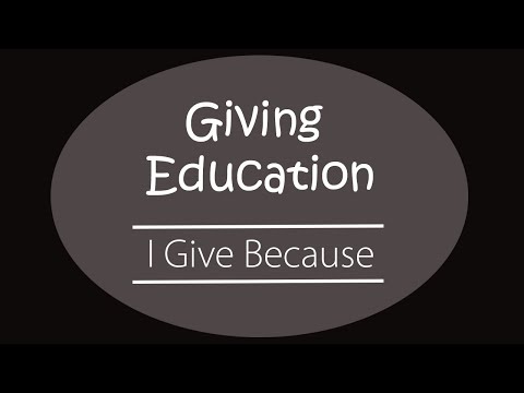 Giving Education