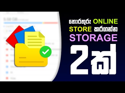Two Types of Best Online Data Storage Explain in Sinhala | Free Data Storage Online | Tech Sinhala