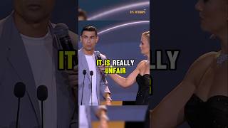 Ronaldo said some unbelievable things at the Globe Soccer Award🤯 #shorts