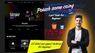 HTML CSS task tutorial for beginner | Or Basic To Advance Layout For Beginner. | HTML CSS
