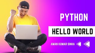 Hello World Program in Python programming language #shorts