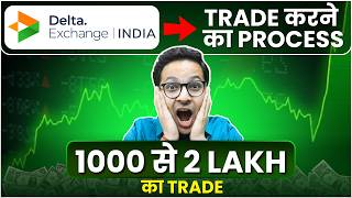 How to trade crypto in Delta exchange? Live Demo | Crypto trading for beginners