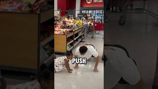 Would you do 10 push-ups for free groceries?