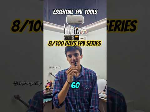 Which tools you need to build FPV? 8/100 Days FPV series by Skyforgen #fpv #drone #3dprinting #tech