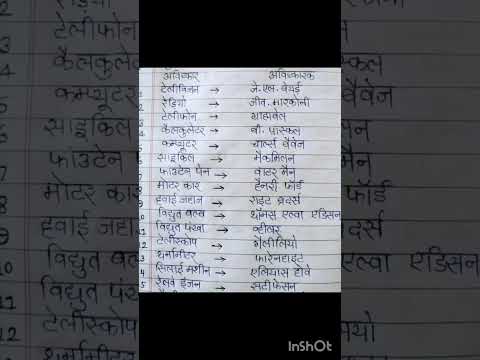 some most important invention and inventor #shorts #short