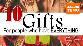 🎁🎁10 Temu gift ideas for the person who has everything | Affordable ideas for everyone 🎁🎁