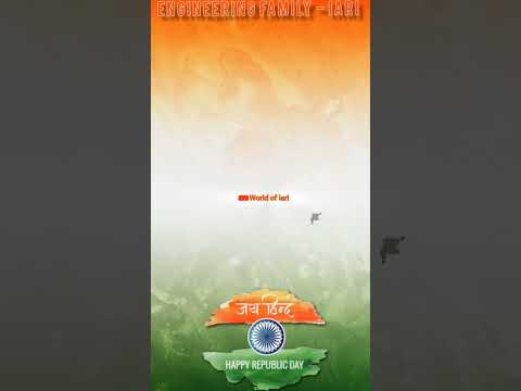 Republic day ( India)🇮🇳🚩 26/01/2024 Engineering Family #republicday #iari #viral #shortvideo