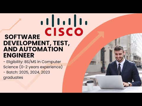 Cisco Hiring Off Campus 2025, 2024, 2023 graduates  #jobvacancy #jobsforfreshers #itjobs