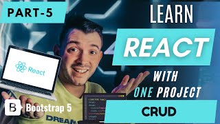CRUD(Edit and Delete) | Part 5: Learn ReactJS 2025 with Project in 2hrs|React Tutorial for Beginners