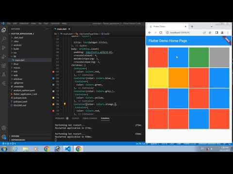 Today we will tell you how we use Gridview Count in Flutter and how it looks.