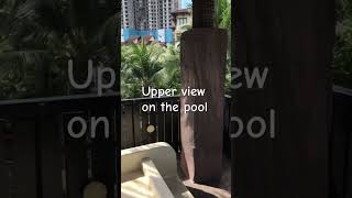On top view on the pool#visualjourney #shorts