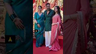 Ajay Devgan Kajol Family Durga Puja #trending #trendingshorts #ajaydevgan #kajol #durgapuja