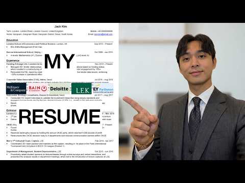 This Resume Got Selected at McKinsey, Bain, Deloitte and LEK