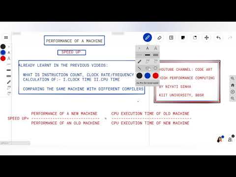 HPCA 9 | Speed Up | Performance of a Machine | High Performance Computer Architecture