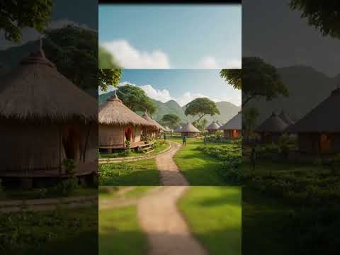 "Smart Village 3000: The Future of Rural Life! 🏡✨ | AI-Generated Shorts"